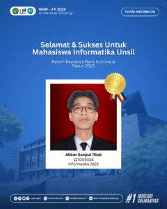 Tiga Mahasiswa Informatika Universitas Siliwangi Raih Beasiswa Bank Indonesia 2025!