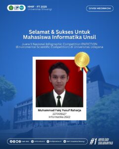 Mahasiswa Informatika Universitas Siliwangi Raih Juara 1 Nasional Infographic Competition ENFICTION 2025!